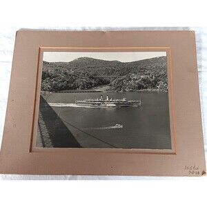 Vtg Hudson River Steamer Photograph Alexander Hamilton at Bear Mountain LaPorte?